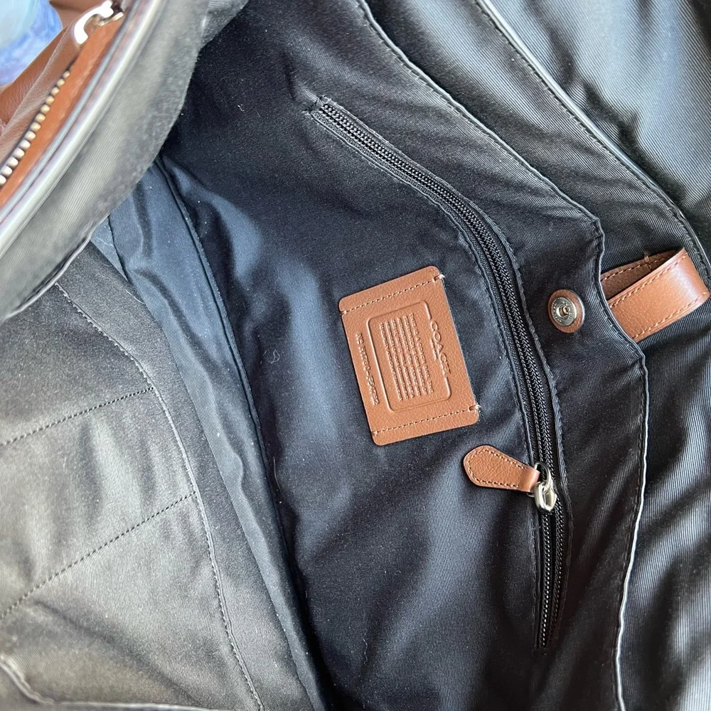 Coach Brown Leather Messenger Bag